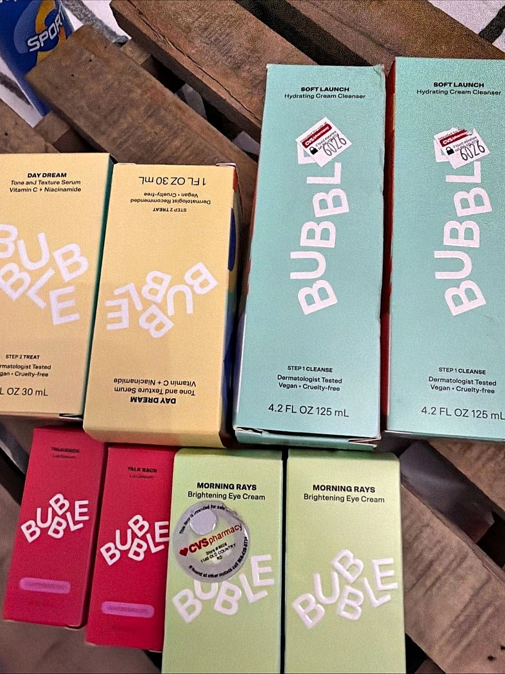 Bubble Day Dream, Soft Launch, Morning Rays, and Talk Back Skincare Set of 8
